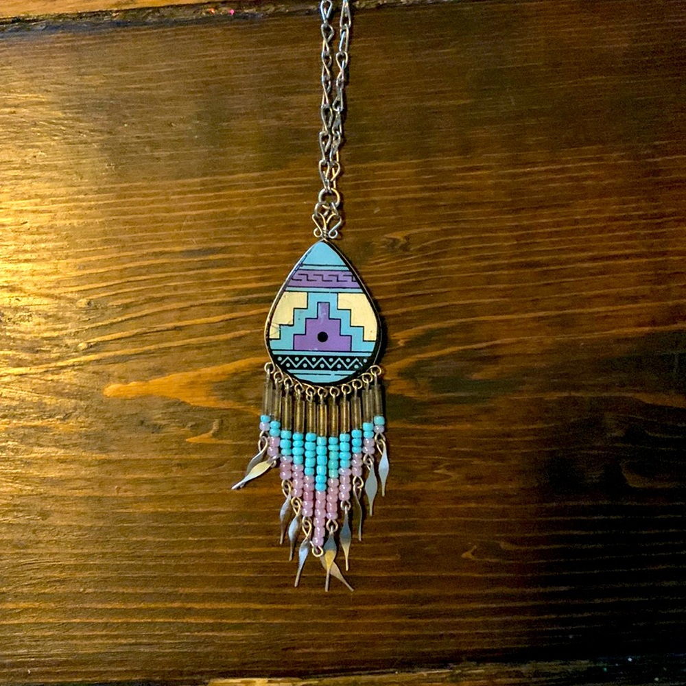Southwest style beaded necklace